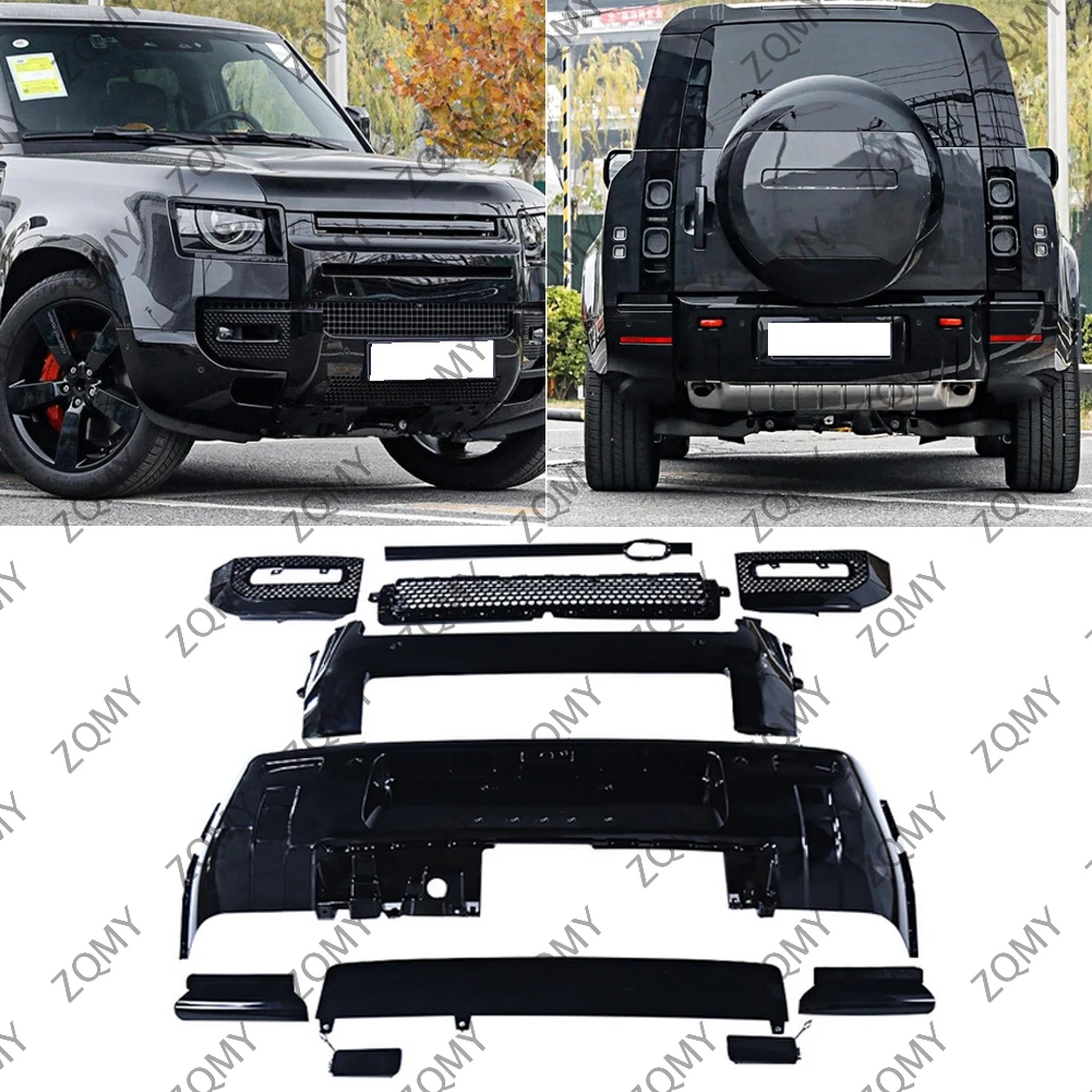 

Car Front Rear Lip Bumper Protector Guard Skid Body Kit For Land Rover Defender 90 110 130 2020 2021 2022 2023 2024