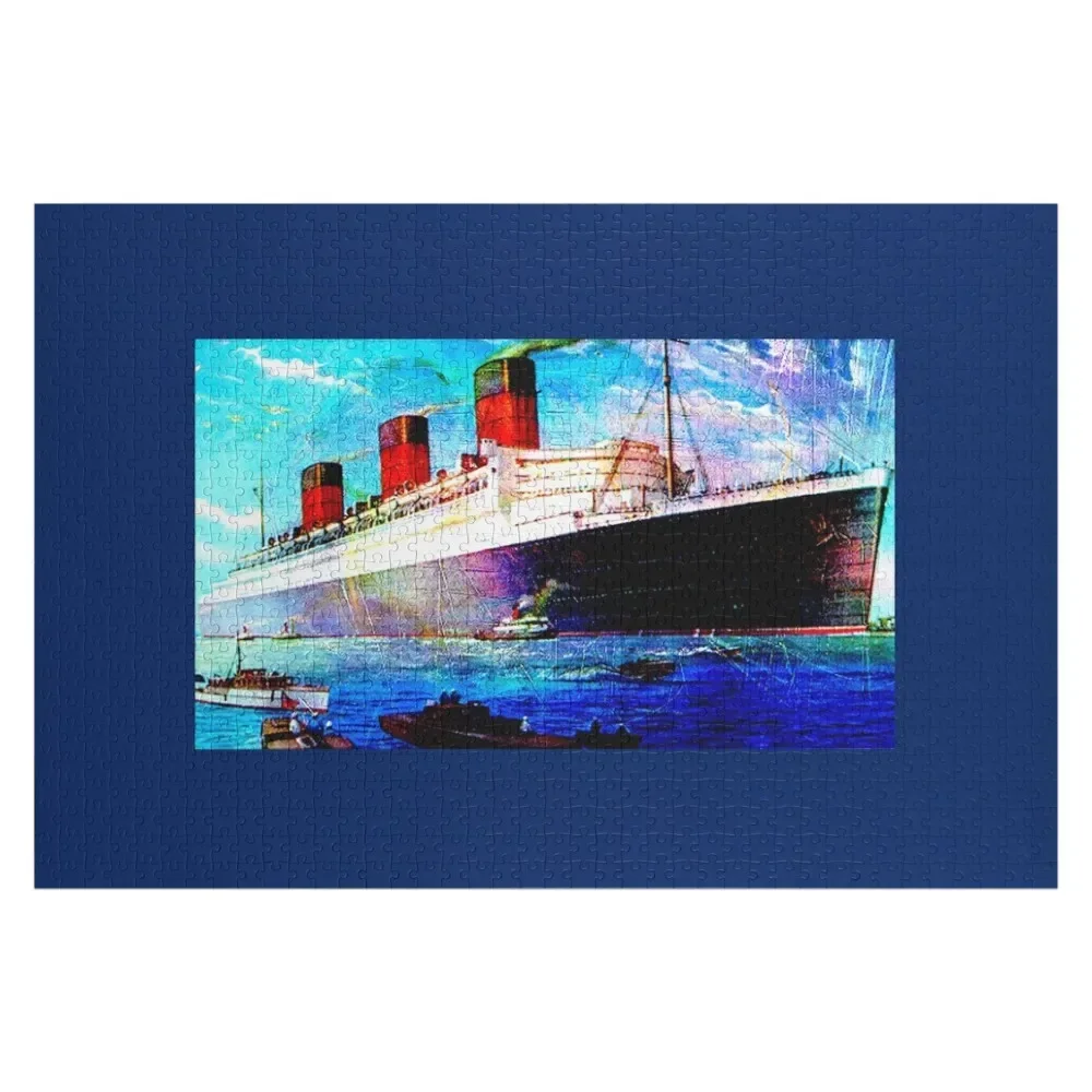

QUEEN MARY 2 Jigsaw Puzzle Toys For Children Adult Wooden Puzzle
