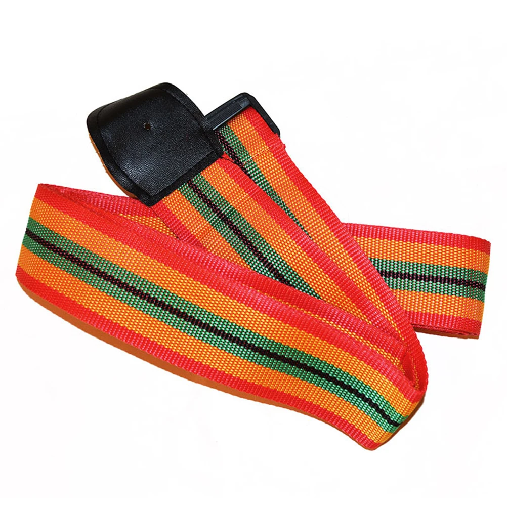 

2pcs African Drum Strap Adjustable Colorful Nylon Drum Shoulder Waist Belt Portable Tambourine Strip