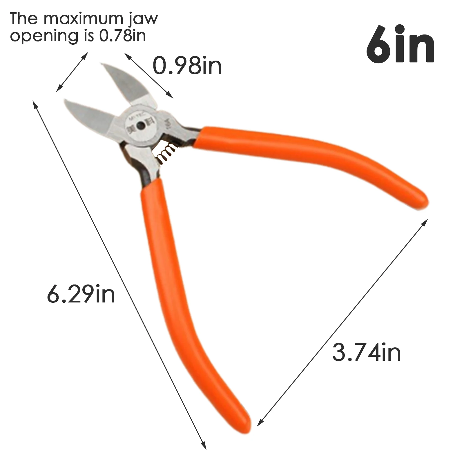 Diagonal Cutting Pliers 5 6 Inch Wire Stripping Tool Side Cutter Cable Burrs Nipper Electricians DIY Repair Hand Tools