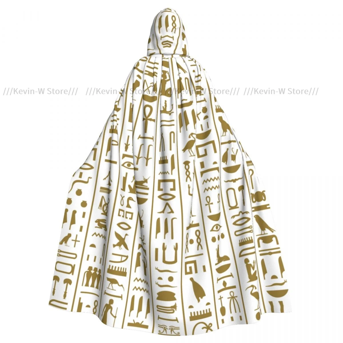 

Unisex Adult Ancient Egyptian Hieroglyphs Cloak with Hood Long Witch Costume Cosplay