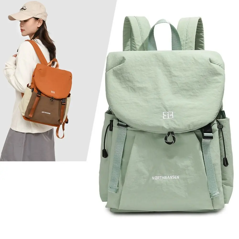

Portable Waterproof Women Backpack Lightweight Leisure Student Schoolbag Large Capacity Preppy Style Laptop Book Bag Teenagers