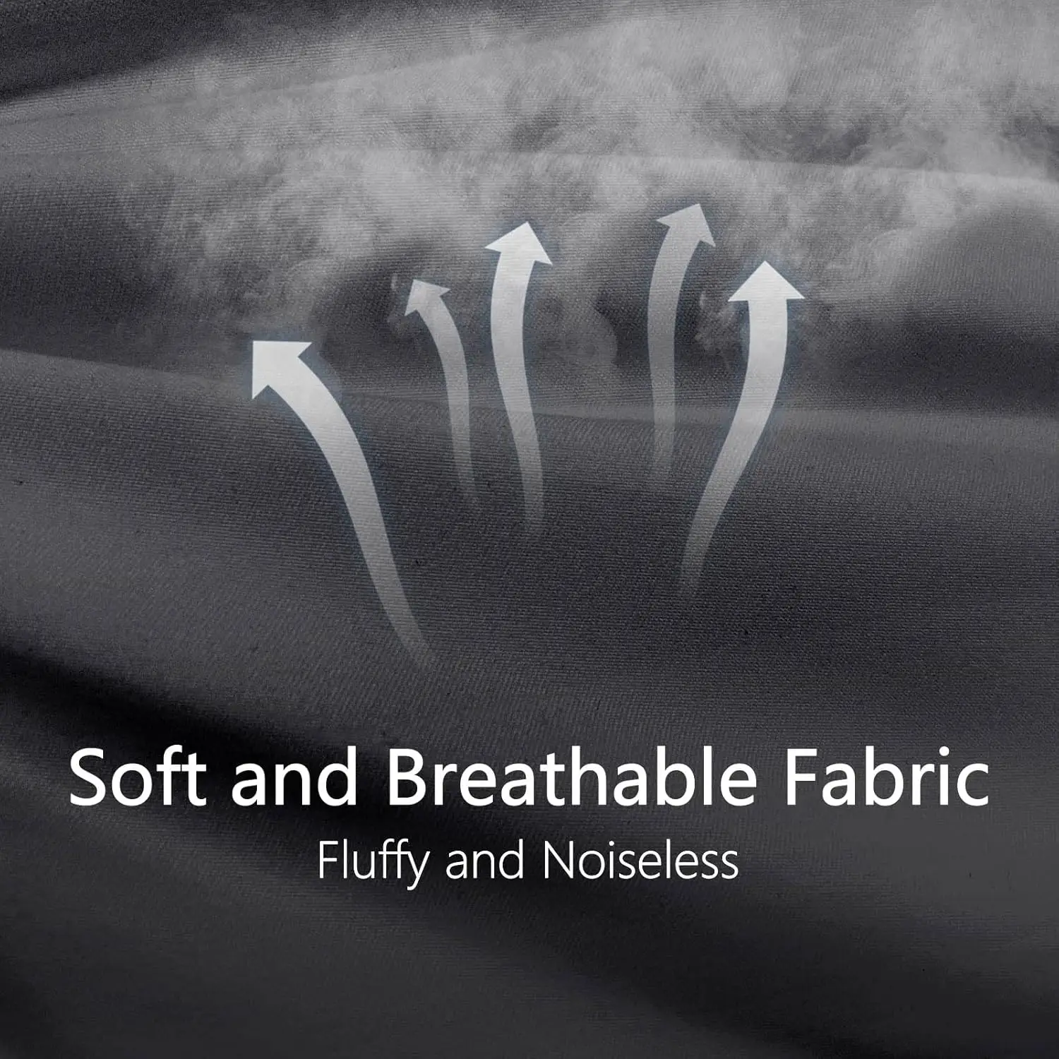 Edredão King para todas as estações com fibra espiral 4D, edredão acolchoada cinza respirável, estilo hotel (90x102 polegadas)