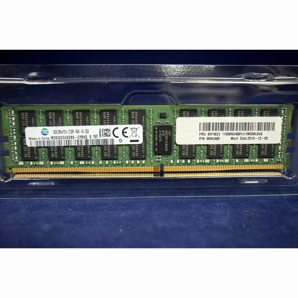 Memória do servidor 95y4823 95y4821 00nu400 para ibm x3550 x3650 m5 x3850 x6 16gb ddr4 2133mhz ecc reg ram funciona perfeitamente rápido navio