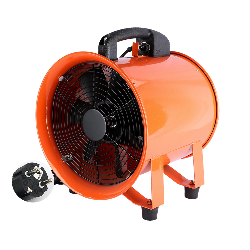 Mobile Style Axial Flow Fan 220V 550W 50Hz 2800r/min Air Outlet  36x36cm Air Drying machine Smoke exhaust Ventilation RV Tools