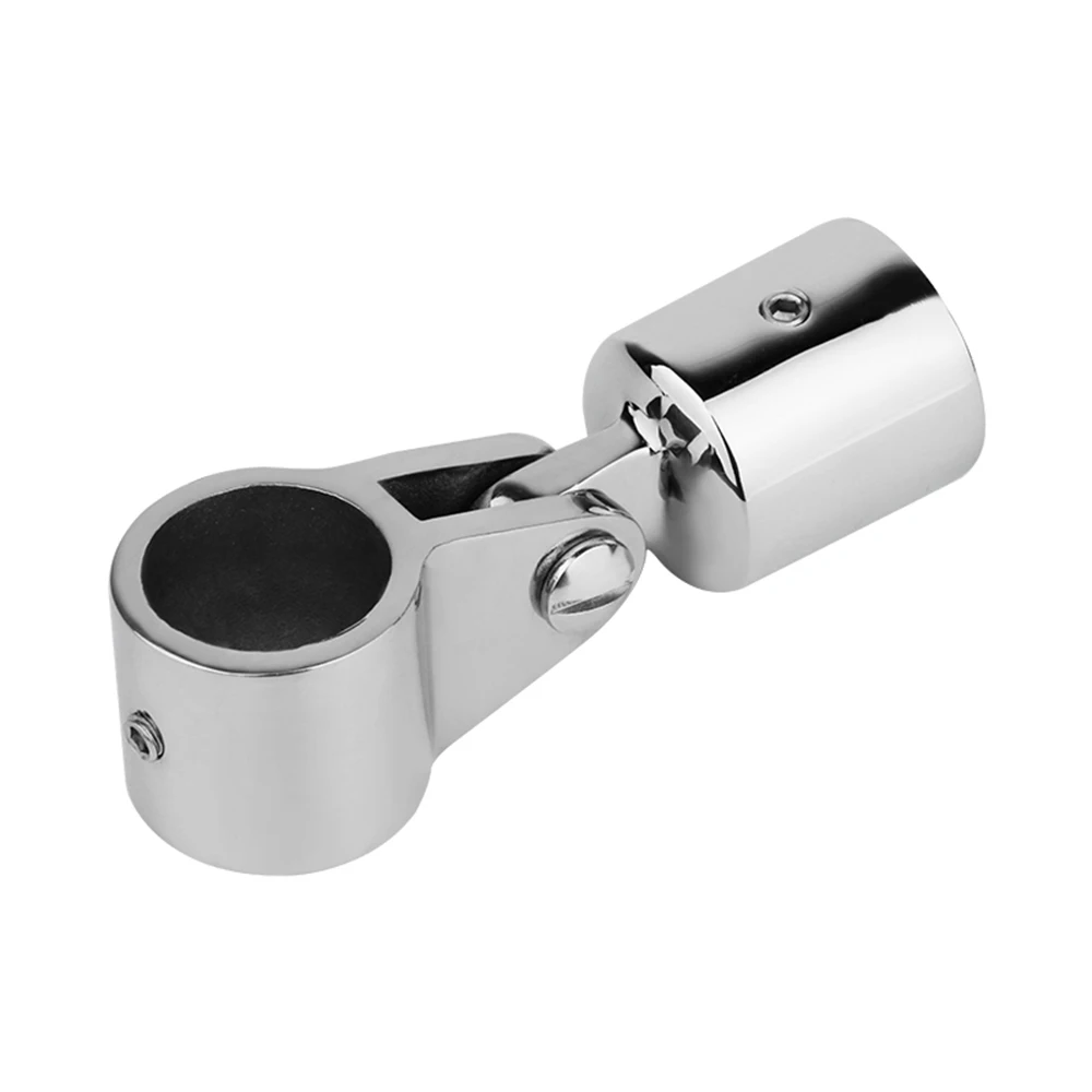  1PC 316 Stainless Steel Bimini Top Fitting 19/20/22/25/30/32mm Top Caps Slide Sleeve Pipe Eye End Cap Marine Hardware image 5