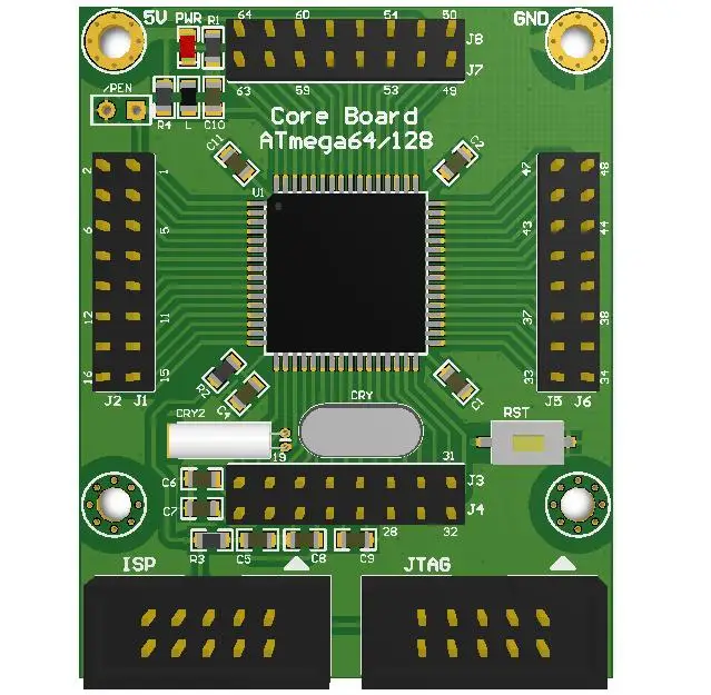 Atmega64 ATmega128 Development Board Core Board AVR MCU Development Board AVR MCU