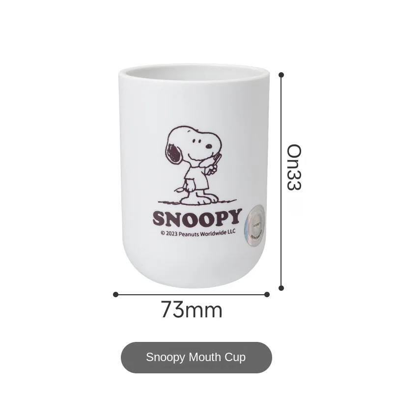 Snoopy Charlie Brown Bathroom Toiletries Cartoon Toothbrush Holder Tooth Cup Soap Box Storage Tray Household Cleansing Supplies