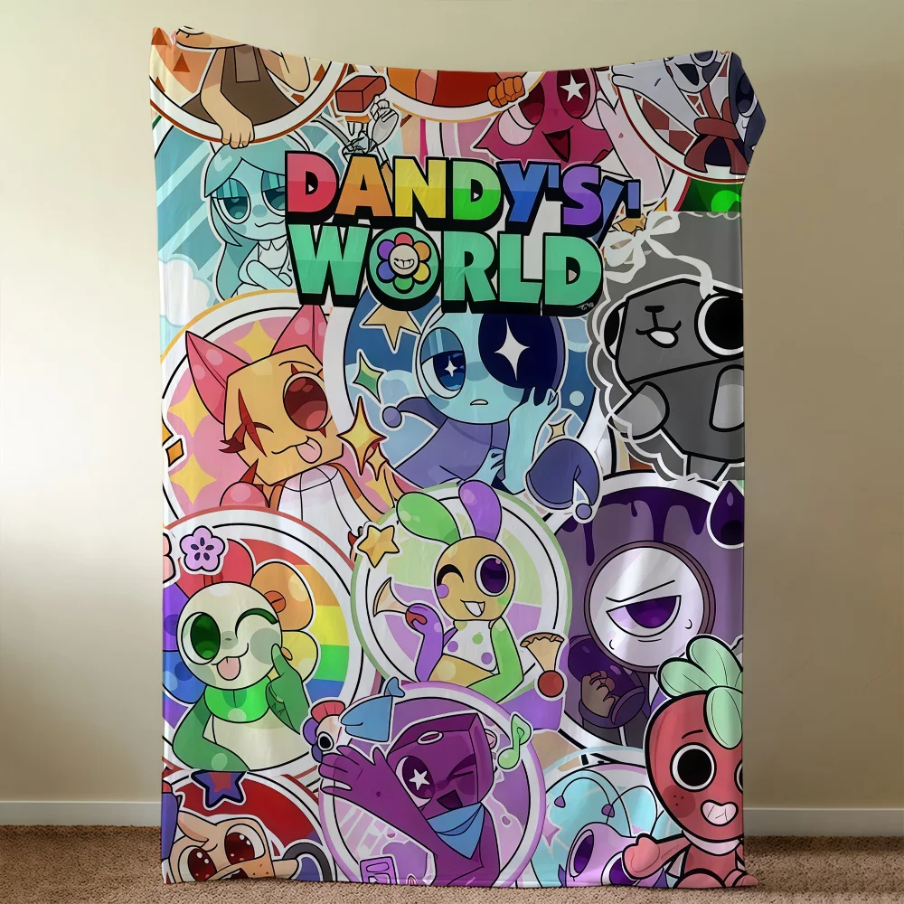 Cartoon Cute D-Dandys W-World Blanket Soft Warm Furry Throw Super Kids Toys Bed Sofa Car Cradle