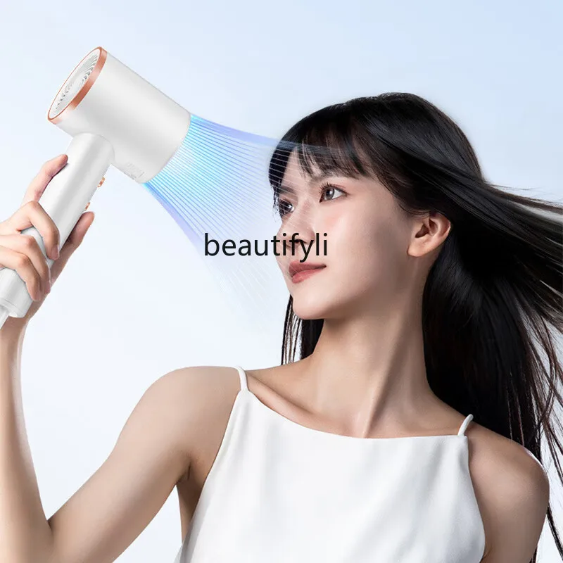 Фен с отрицательными ионами, портативный для отеля, бытовой, быстросохнущий