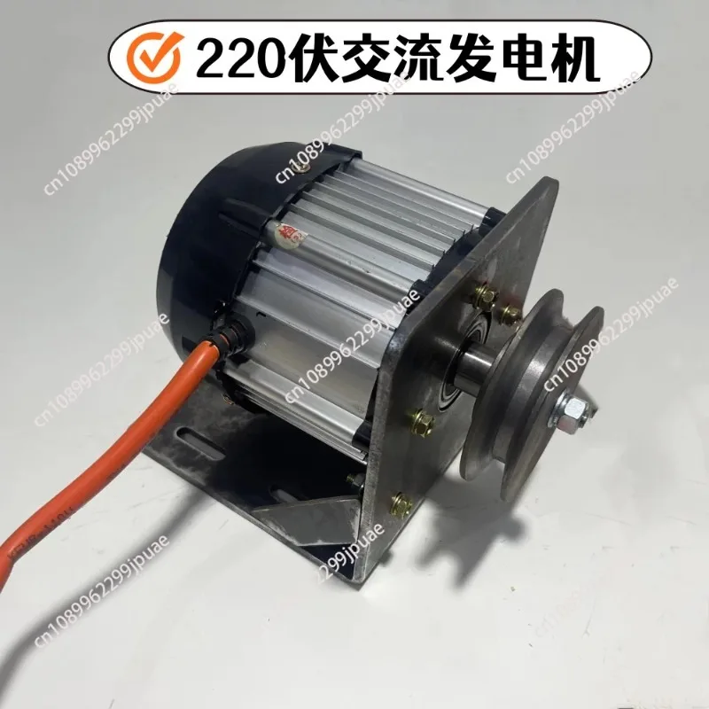 Hand Crank Generator AC220V 2000W 50Hz High Power Strong Magnet Speed Increase Gearbox Household Emergency Power Supply