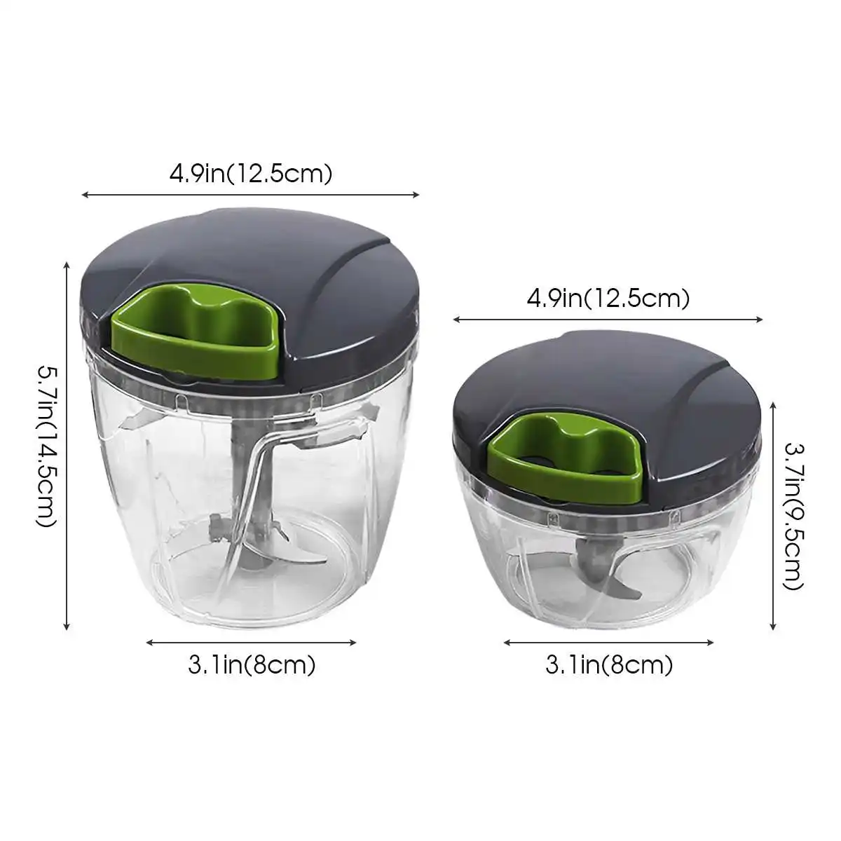 600/1000ml Manual Food Chopper Hand Pull String Vegetable Cutter Onions Garlic Chopper Fruits Herbs Nuts Kitchen Food Processor