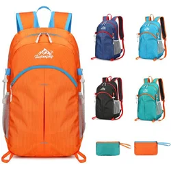 Mochila de senderismo Unisex, mochila de viaje al aire libre para hombres y mujeres, mochila de ciclismo, mochila de nailon plegable resistente al desgaste para ocio