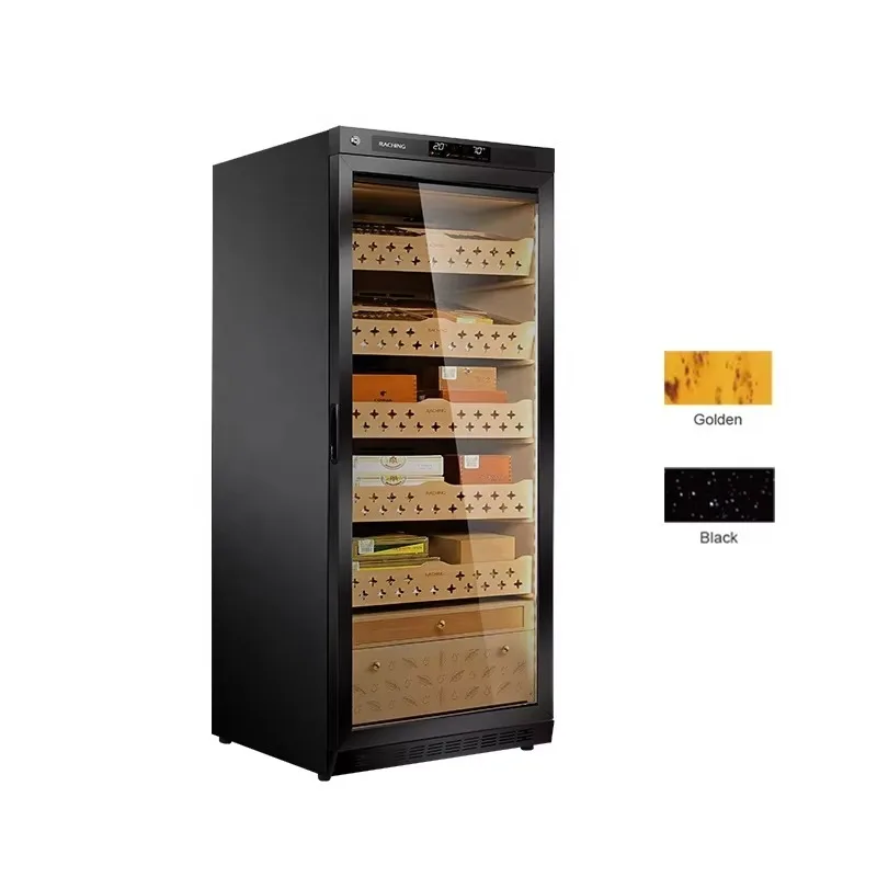 MON1800A Electric Cigar Humidor Hold 1200ct Cigars With/without Ammonia Removal Function