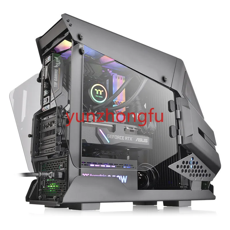 Imagem -03 - Special-shaped Desktop pc Chassis Pequeno Case Principal Mod Conceito Modelagem