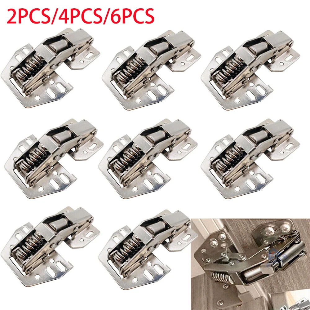 2/4/6pcs Overhead Swing Up Flap Caravan Motorhome Hinge Locker Cupboard Door Stay Kitchen Cabinet Hinges for Face Frame Cabinet