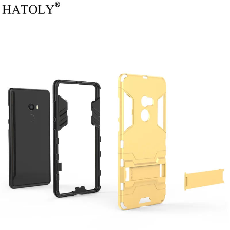 For Xiaomi Mi Mix 2 Case Mix 2S Max 2 3 Case Armor Smooth Bumper Hard Back Cover Silicone Phone Bumper Case For Xiaomi Mi Mix 2 - Image 4