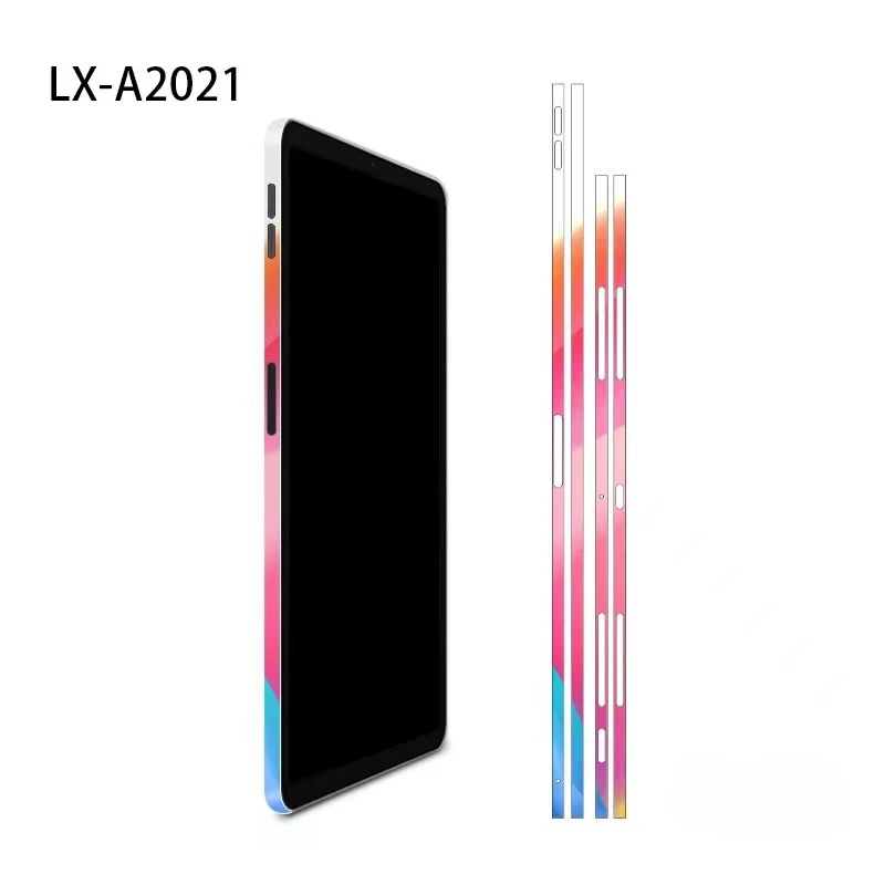 Aurora Grain Decal Skin  For iPad Pro 2021 2020 2018 2024 12.9 11 13 3M Side Skins Wrap Border Film Cover Protector Sticker