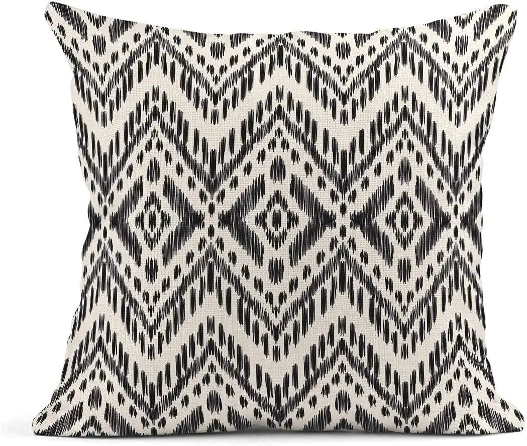 and Bohemian Style Throw Pillowcase Creative Decorative Linen Pillow Cover Home Decoration Square Cushion Cover 40X40cm