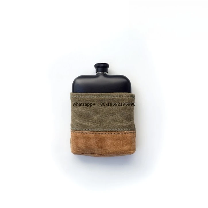 Basic Portable Wine Jug, Handmade Protective Case, Liquor Spirits, Portable Outdoor Wine Utensils, Camping and Heating
