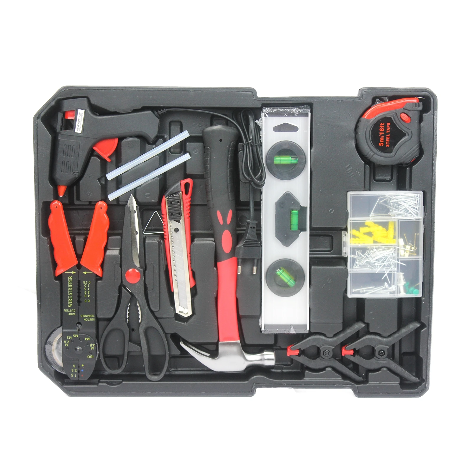 899 Piece Tool Set,Home Tool Kit with Rolling Toolbox,Complete Toolbox Set Hand Tool Set with Toolbox,Auto Repair Tool Set,White
