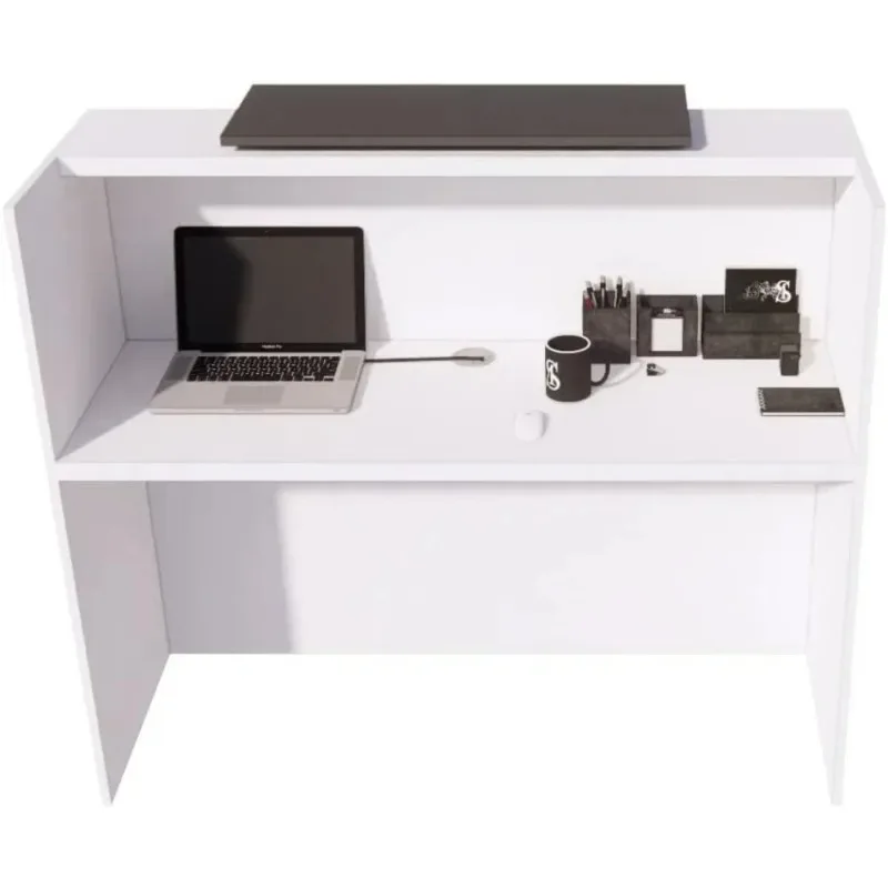 Modern Reception Nas Desk Multifunctional Modern Transaction Counter Top Laminate Desktop Standing Front Table Office Home