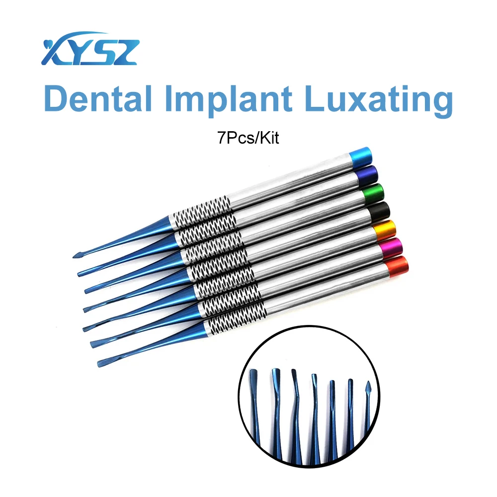 

XYSZ Dental Implant Luxating Root Tooth Elevator Knife Titanium Alloy Extraction Minimally Invasive Dentistry Instrument