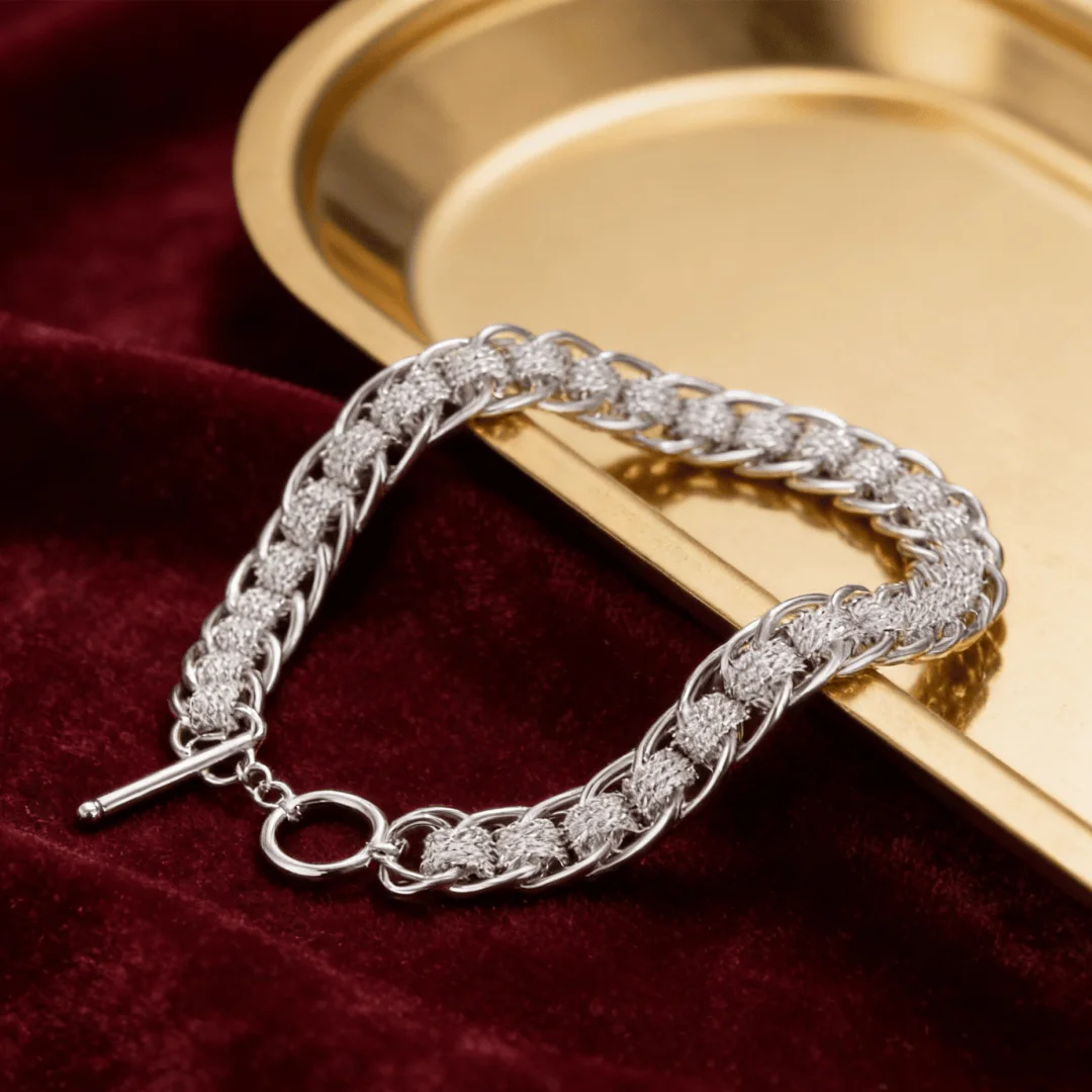 Men Accessories Chain And Bracelet - Charm 925 Sterling Silver Bracelets for