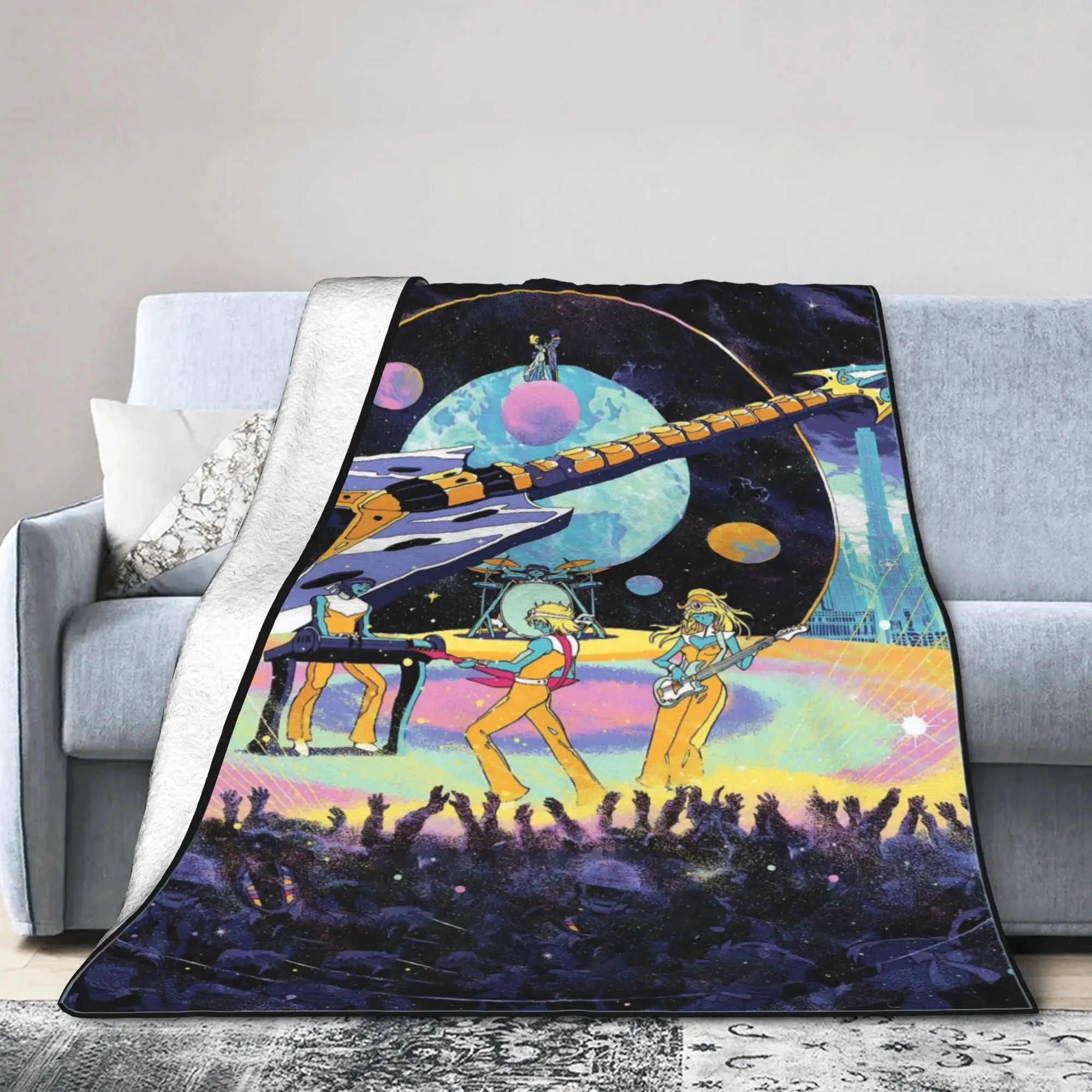 Stella Octave Arpegius Baryl Coral Fleece Plush Throw Blankets Interstella 5555 Blanket for Home Couch Ultra-Soft Bedding Throws