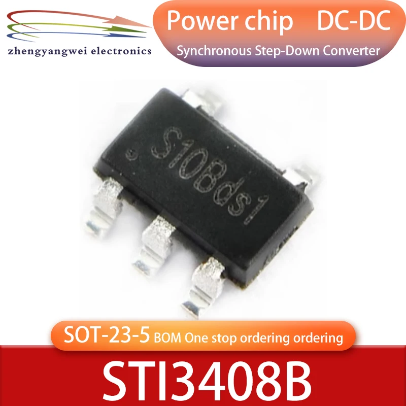 STI3408B S10B STI3411A S15B SOT-23-5 3000PCS 1.0MHz 1.5MHz 1.2A 2A Synchronous Step-Down Converter buck regulator