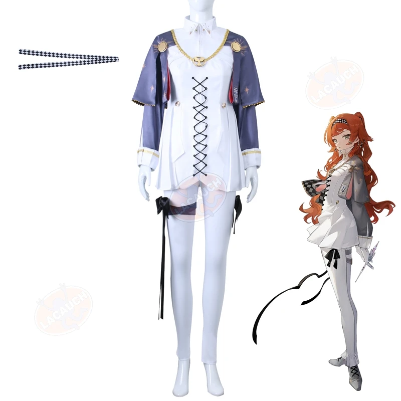 Lacauch Reverse: 1999 Sonetto Cosplay Uniforme Costume Donna Top Pantaloni Accessori Parrucca Vestito Gioco Halloween Carnevale Festa Abbigliamento