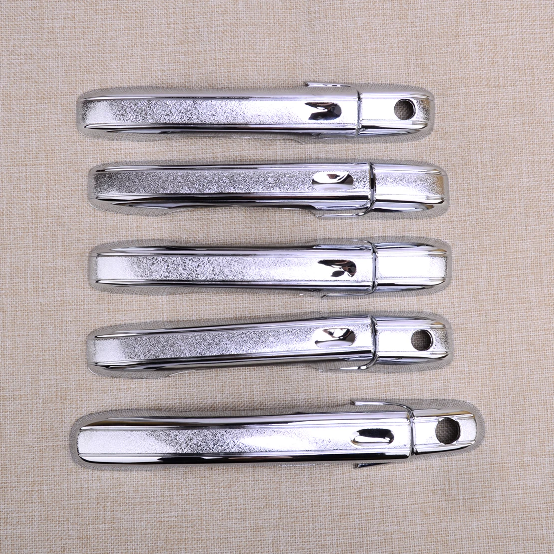 NEW Car Exterior Door Handle Molding Cover Trim Set Fit for Honda CRV 2003 2004 2005 2006 Silver ABS