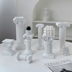 Nordic Architecture Model Roman Pantheon Dome Column Greek Temple Building Handicraft Props Resin Sculpture Home Decor Ornament