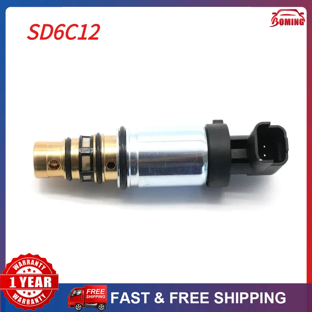 NEW Car A/C Compressor Control Valve IWOKPHD SD6C12 Fit For Citroen Peugeot 307 408 Fiat Chery 2003-2013