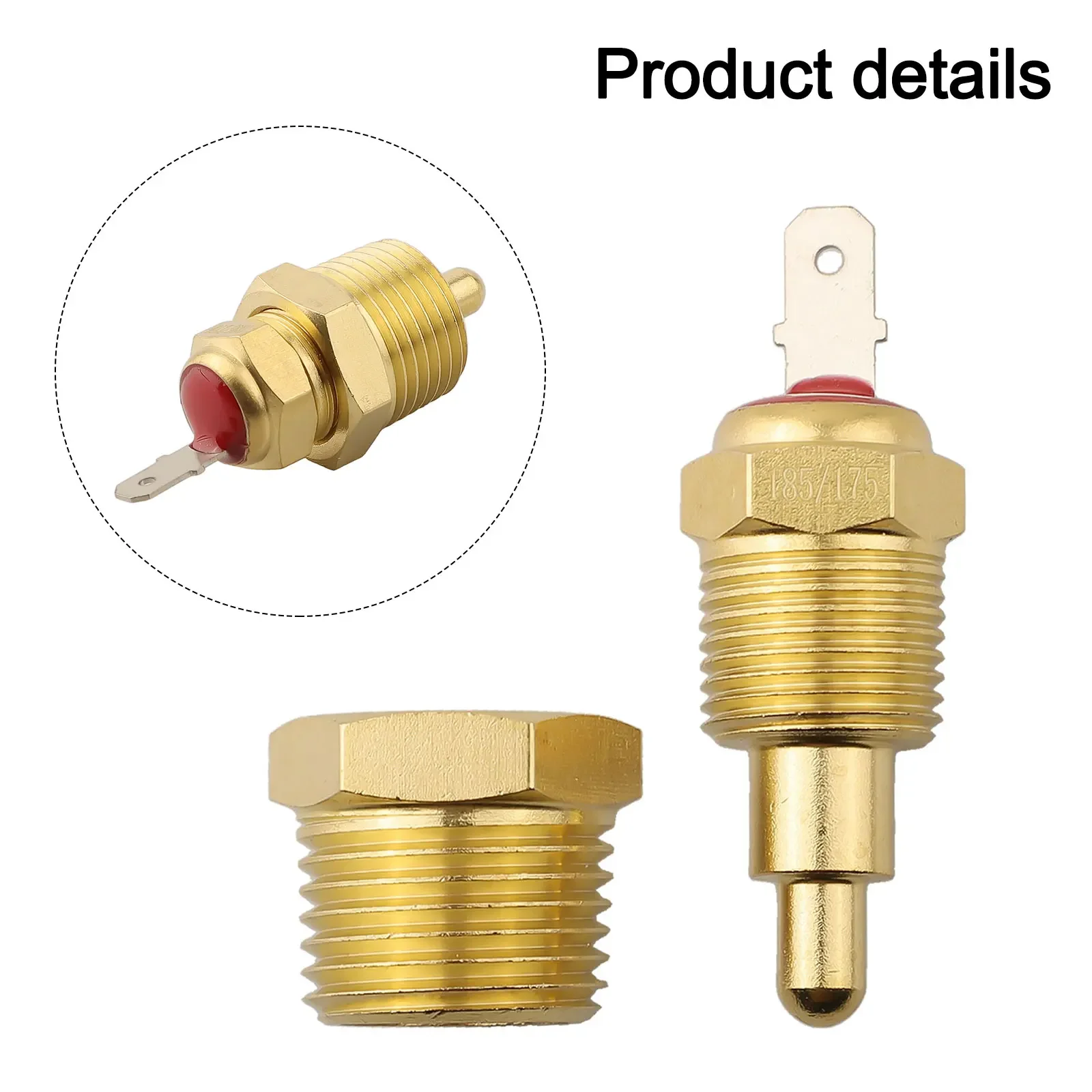 Coolant Water Oil Sensor 3 8 1 2 Inch NPT Fan Grounding Adapter Multiple Mounting Options Comprehensive Monitoring