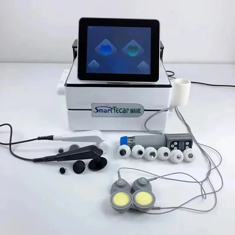 3 in 1 Physiotherapy Diathermy Indiba Tecar 448kHz Facial Anti-Aging Slimming Pain Relief Massage Machine EMShock and Tecar 2025