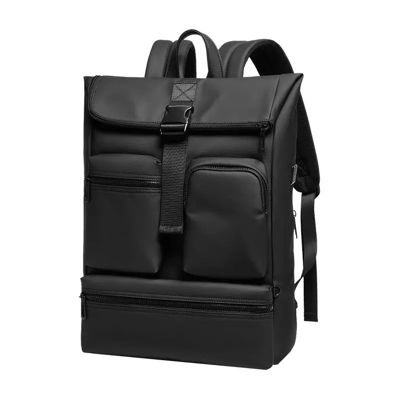 Waterproof Outdoor Sports Leisure Daypack Roll Up Men Business Laptop Backpack Rolltop Computer Bag for Outdoor Travel Camping