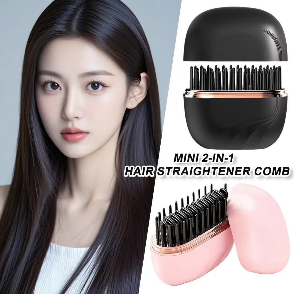 

Маленький беспроводной стайлер для волос, не ожоговый дизайн, легкий вес для типов волос, быстрая 30-секционная укладка, идеальный подарок для дома