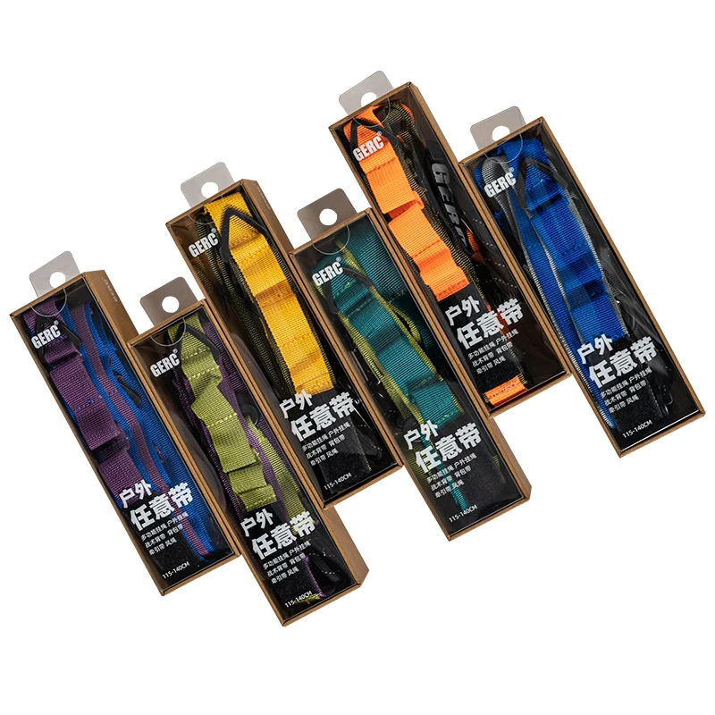 GERC خارجي متعدد الاستخدامات، حزام تعليق العنصر قابل للتعديل، نقاط تعليق تكتيكية، موضع فيلكرو، تعديل حبل الرياح