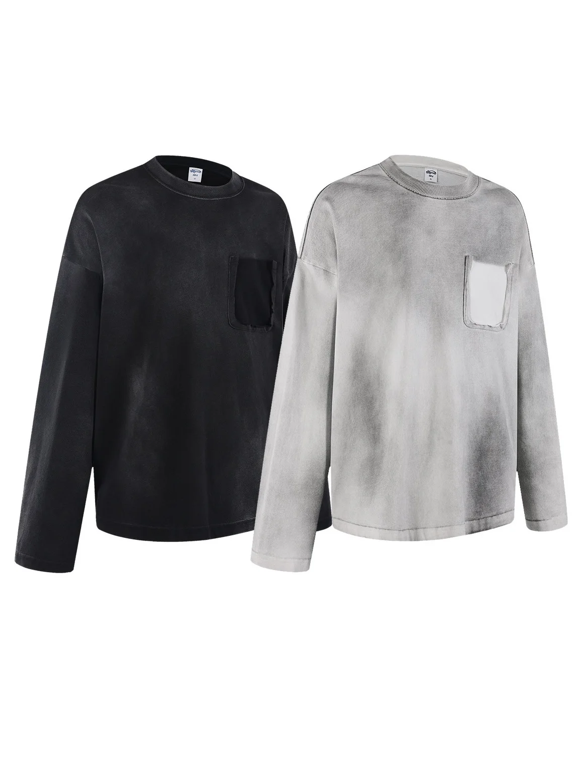 

Футболка Artiemaster Vintage с рваным дизайном, свободного кроя, для мужчин и женщин, осенне-зимняя, базовая, из хлопка, с круглым вырезом