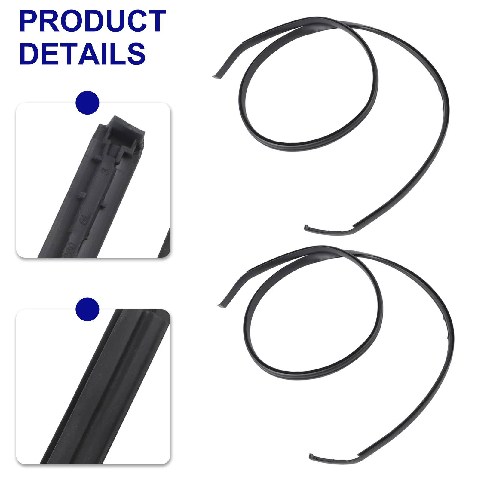 Sale Pair Side Roof Drip Molding Trim For Toyota For Camry 2018-2022 OEM Number 75556-06130 75555-06130 Accessories