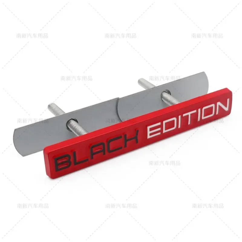3D Metal BLACK EDITION Logo Car Rear Trunk Front Grille Emblem Badge Stickers For Toyota Honda Lexus Suzuki KIA Hyundai Audi - view 6