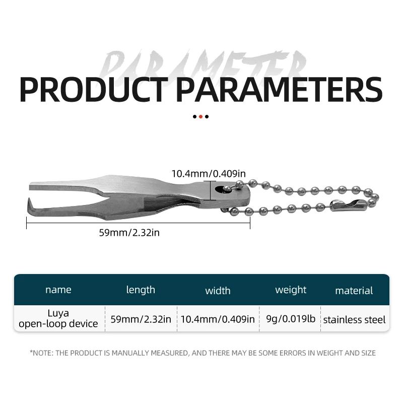 ShareShark Stainless Steel Lure Ring Loop Opener Luya Fishing Line Cutter Quick Split Rings Opener Fishing Line Pliers Accessory