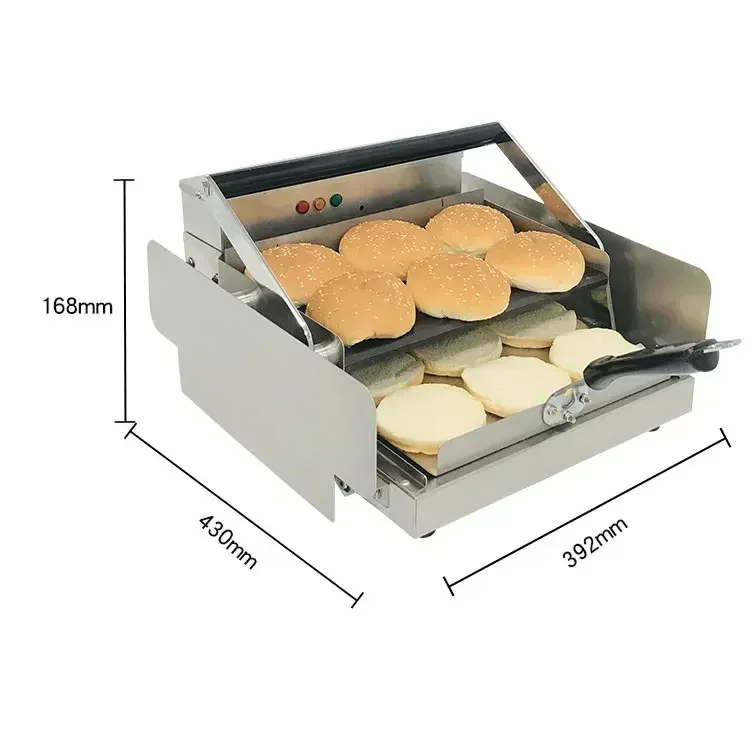 

Electric Automatic Burger Patty Making Machine 220v 50hz KFC Hamburger Burger Bun Maker Machine.