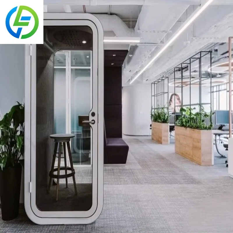 FOODLINE Customized Soundproof Booth Office Meeting Pod Private Silence Cabin for Study Working Recording Pod Easy Installation