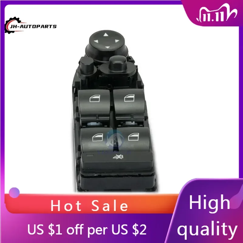 

Car Window Button NEW Power Window 61319122121 Window Control Switch For BMW X5 X6 E70 E71 XDrive35i XDrive50i 2007-2013
