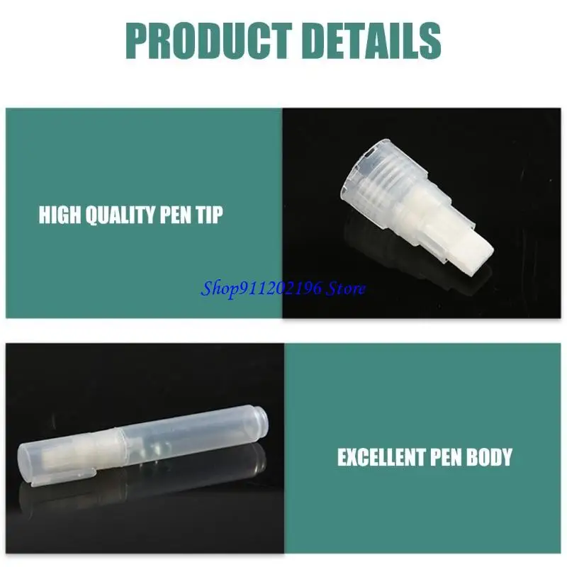 

P82A Acrylics Empty Marker 8mm Flat Tip Empty Pen For Writing Drawing Sketching