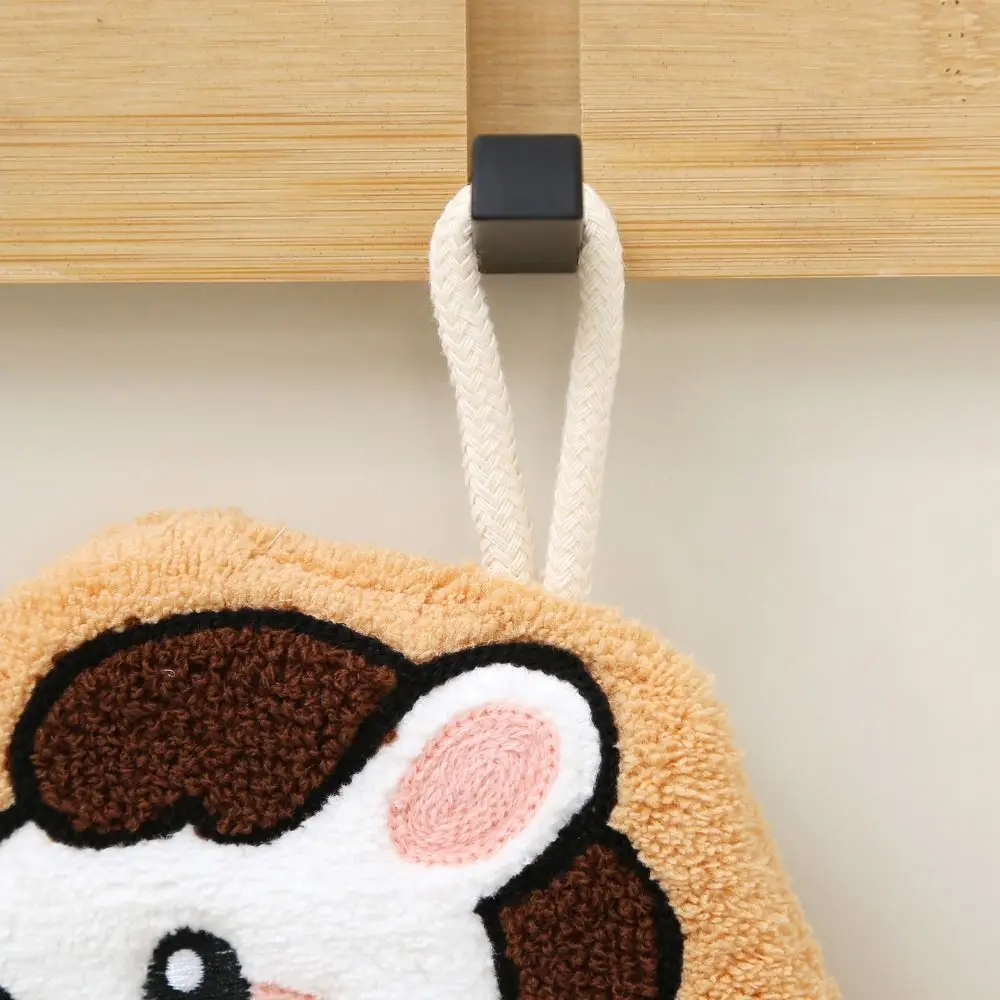 Lucky Horse Hand Towel Strong Water Absorption Soft Thick Quick Drying Handkerchief Thickened Hanging Style Absorbent Towels