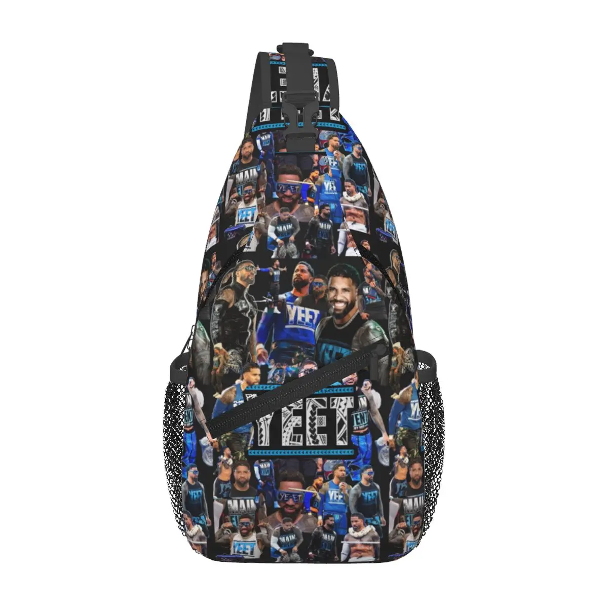 

Custom Jey Uso Yeet Shoulder Crossbody Chest Backpack for Men Women For Cycling Shoulder Chest Bags Sling Bag Shoulder Backpack