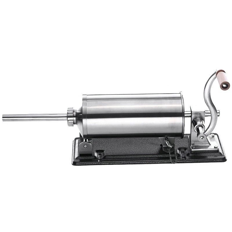 #￥8 lb Desktop Sausage Stuffer Manual Sausage Maker 304 Stainless Steel Material Meat Filling Machine Multiple Filling Nozzles
